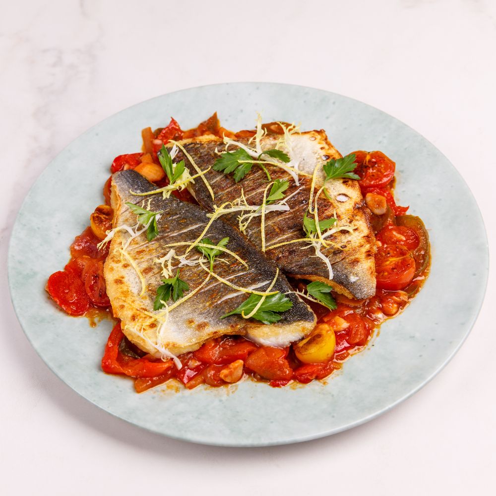 RoastedSeaBreamPeperonata